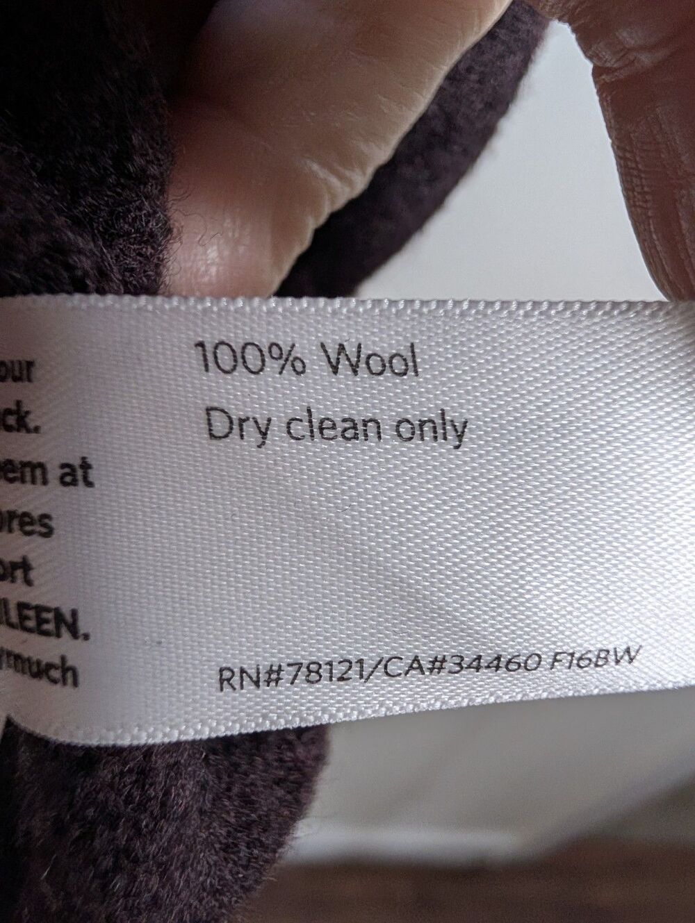 Eileen Fisher Brown 100% Wool Front Snap Button Pockets Women Jacket MP Cozy - Picture 4 of 6